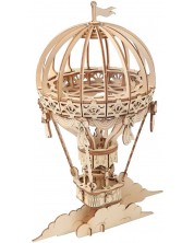 Drvena 3D slagalica Robo Time od 140 dijelova - Balon na vrući zrak -1